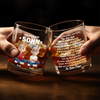 Personalisierter Whiskyglas – Geschenk für Sohn, Tochter – Vergiss nie meine Liebe zu dir