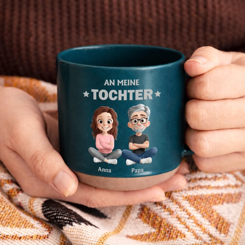 Personalisierte Keramiktasse – Geschenk für Sohn, Tochter – Vergiss nie meine Liebe zu dir