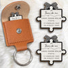Personalisierter Taschenknuddler aus Holz – Geschenk für Mama und Papa – Immer Geliebt, Niemals Vergessen