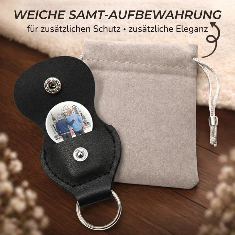 Personalisierter Taschenknuddler – Geschenk für Sohn – Du bist mein Zuhause