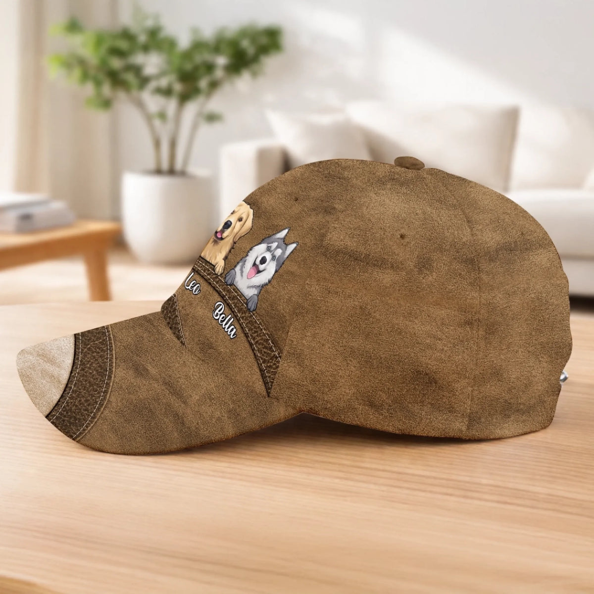 Personalisierte klassische Kappe mit Allover-print – Geschenk für Haustierbesitzer – Liebe Hunde