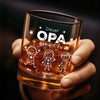 Personalisierter Whiskyglas – Geschenk für Papa, Opa – Dieser Opa gehört zu