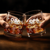 Personalisierter Whiskyglas – Geschenk für Papa, Opa – Dieser Opa gehört zu