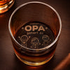 Personalisiertes Whiskyglas – Geschenk für Papa, Opa – Dieser Opa gehört zu