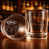 Personalisiertes Whiskyglas – Geschenk für Papa, Opa – Dieser Opa gehört zu