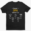Personalisiertes Unisex-T-Shirt – Geschenk für Opa – Dieser Opa gehört zu