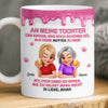 Personalisierte Tasse mit 3D-Effekt – Geschenk für Tochter – Stolz auf dich