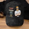 Personalisierte klassische Kappe mit Allover-print – Geschenk für Opa, Papa – Für den besten Papa der Welt