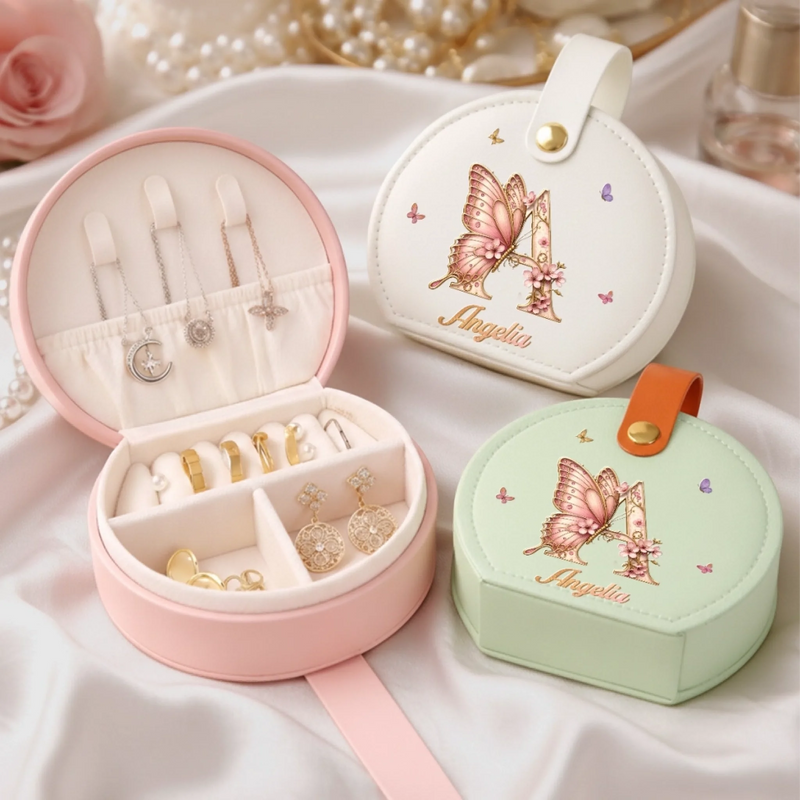 Personalisiertes Schmuckkästchen mit Griff – Geschenk für Dich selbst, Familie – Für die wunderschöne