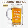 Personalisierter Bierkrug mit Foto – Geschenk für Papa, Opa – Das hast du gut gemacht