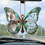 Personalisierte Acryl-Autoanhänger – Gedenkgeschenke | In liebevoller Erinnerung – Ich Bin Immer Bei Dir