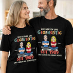 Personalisiertes Unisex-T-Shirt – Geschenk für Paar – Wir Nerven Uns Gegenseitig