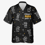 Personalisiertes Hawaiihemd – Geschenk für Opa, Papa – Trägt die Liebe seiner Kinder
