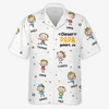 Personalisiertes Hawaiihemd – Geschenk für Opa, Papa – Super Crew