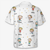 Personalisiertes Hawaiihemd – Geschenk für Opa, Papa – Super Crew