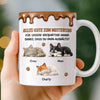 Personalisierte Tasse mit 3D-Effekt – Muttertagsgeschenk für Hundemama/Katzenmama – Für meine großartige Mama