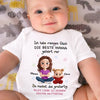 Personalisierte Babybody – Geschenk zum ersten Muttertag – Mein Glück heißt Mama