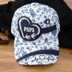 Personalisierte klassische Kappe mit Allover-print – Vatertagsgeschenk für Papa, Opa – Für den besten Papa