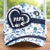 Personalisierte klassische Kappe mit Allover-print – Vatertagsgeschenk für Papa, Opa – Für den besten Papa