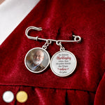 Personalisierte Anstecknadel mit Foto – Gedenkgeschenke | In liebevoller Erinnerung – Immer bei mir