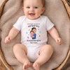 Personalisierte Babybody – Geschenk zum ersten Vatertag – Mein Erster Vatertag Mit Dir