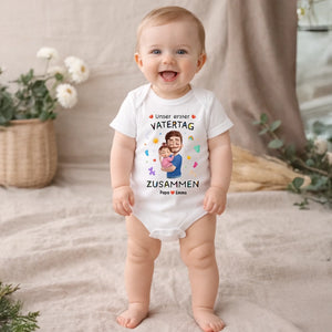 Personalisierte Babybody – Geschenk zum ersten Vatertag – Mein Erster Vatertag Mit Dir