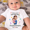 Personalisierte Babybody – Geschenk zum ersten Vatertag – Mein Erster Vatertag Mit Dir