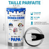 Personalisierter Becher – Vatertagsgeschenke für Papa, Opa – Alles Begann Mit Dir