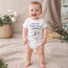 Personalisierte Babybody – Geschenk zum ersten Vatertag – Unser erster Vatertag als Familie