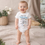 Personalisierte Babybody – Geschenk zum ersten Vatertag – Unser erster Vatertag als Familie