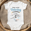 Personalisierte Babybody – Geschenk zum ersten Vatertag – Unser erster Vatertag als Familie