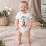 Personalisierte Babybody – Geschenk zum ersten Vatertag – Unser erster Vatertag mit dir