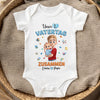 Personalisierte Babybody – Geschenk zum ersten Vatertag – Unser erster Vatertag mit dir