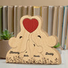 Personalisiertes Holzpuzzle – Geschenk für Familie – Die Familie ist das Wichtigste