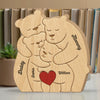 Personalisiertes Holzpuzzle – Geschenk für Familie – Wir sind eine wunderschöne Familie