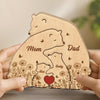 Personalisiertes Holzpuzzle – Geschenk für Familie – Ihre Liebe hat uns geschaffen