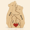 Personalisiertes Holzpuzzle – Geschenk für Familie – Ich liebe meine Familie