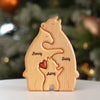 Personalisiertes Holzpuzzle – Geschenk für Familie – Die Familie ist alles