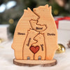Personalisiertes Holzpuzzle – Geschenk für Familie – Die Familie ist alles