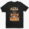 Personalisiertes Unisex-T-Shirt – Geschenk für Opa – Dieser Papa ist unserer