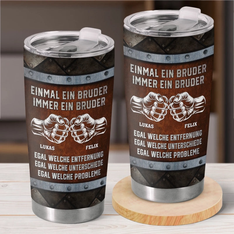 Personalisierter Becher – Geschenk für Bruder – Ein Band fürs Leben