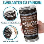Personalisierter Becher – Geschenk für Bruder – Ein Band fürs Leben