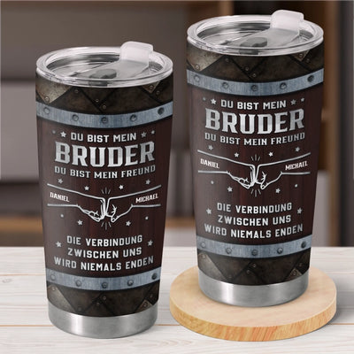 Personalisierter Becher – Vatertagsgeschenk für Sohn, Bruder – Mein Bruder, mein bester Freund