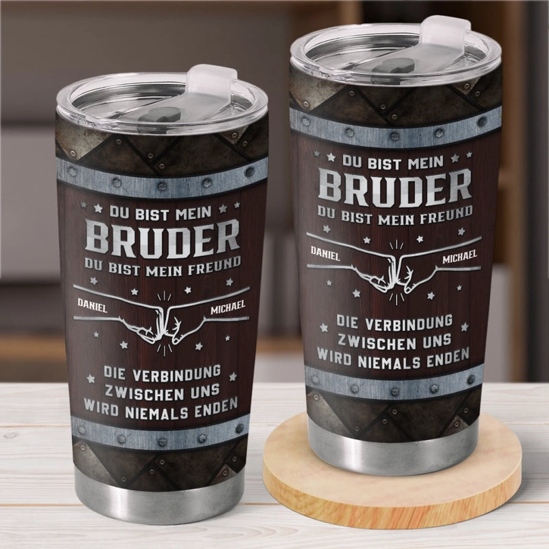 Personalisierter Becher – Geschenk für Bruder – Mein Bruder, mein bester Freund