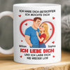 Personalisierte Tasse – Geschenk für Paar – Ich Lasse Dich Nie Wieder Los