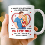 Personalisierte Tasse – Geschenk für Paar – Ich Lasse Dich Nie Wieder Los