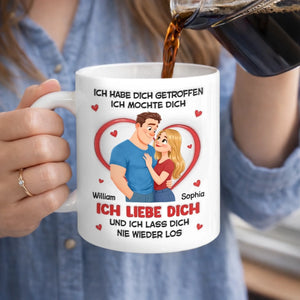 Personalisierte Tasse – Geschenk für Paar – Ich Lasse Dich Nie Wieder Los