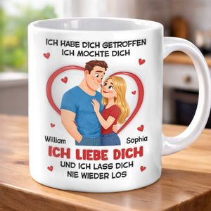 Personalisierte Tasse – Geschenk für Paar – Ich Lasse Dich Nie Wieder Los