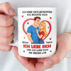 Personalisierte Tasse – Geschenk für Paar – Ich Lasse Dich Nie Wieder Los