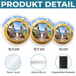 Personalisierter Acrylmagnet – Geschenk für Paar – Kreuzfahrt-Partner fürs Leben